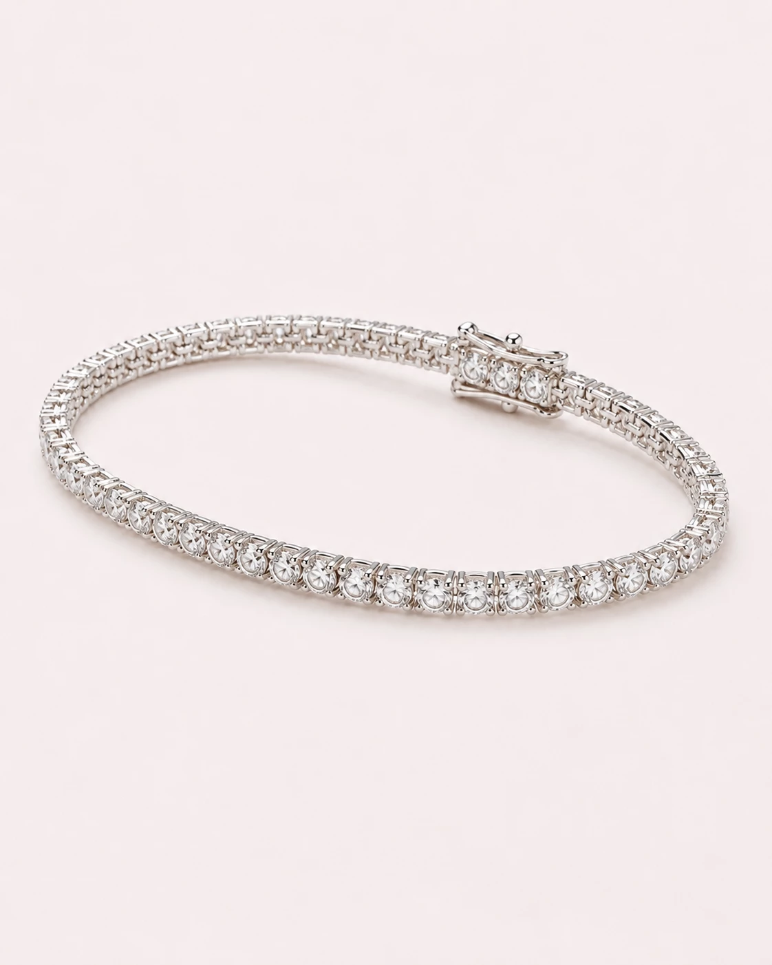 Tennis Bracelet 14ct lab 6pt