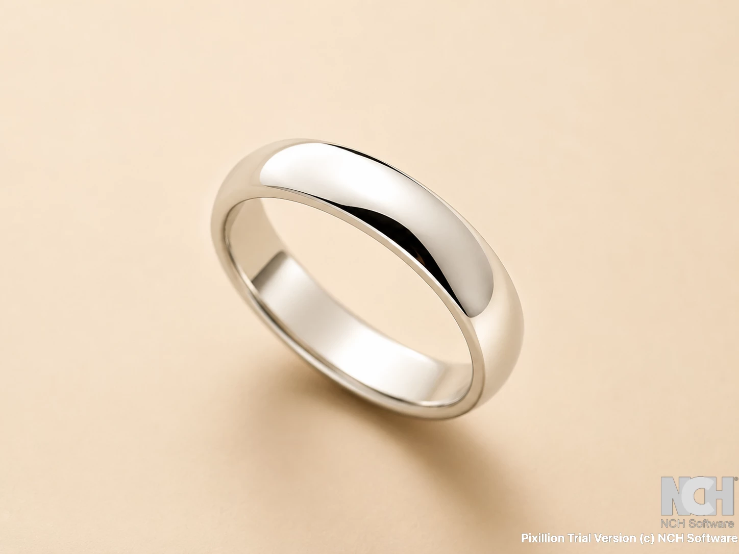 18ct white gold  wedding band