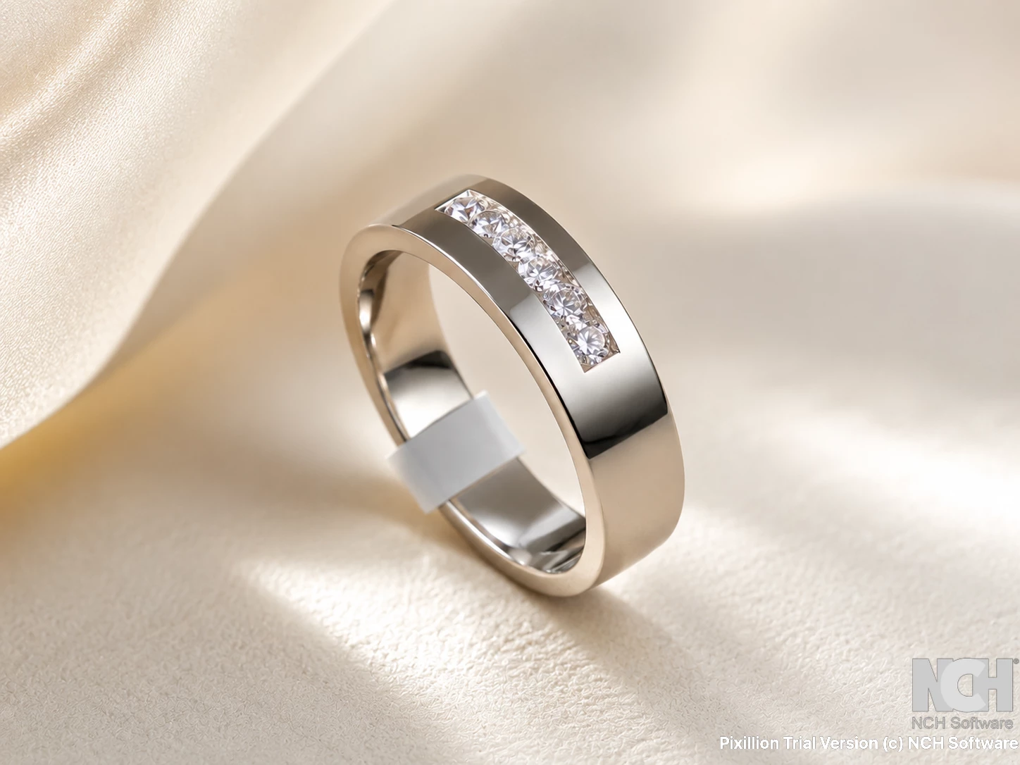 Princess dias plain wedding Men's band