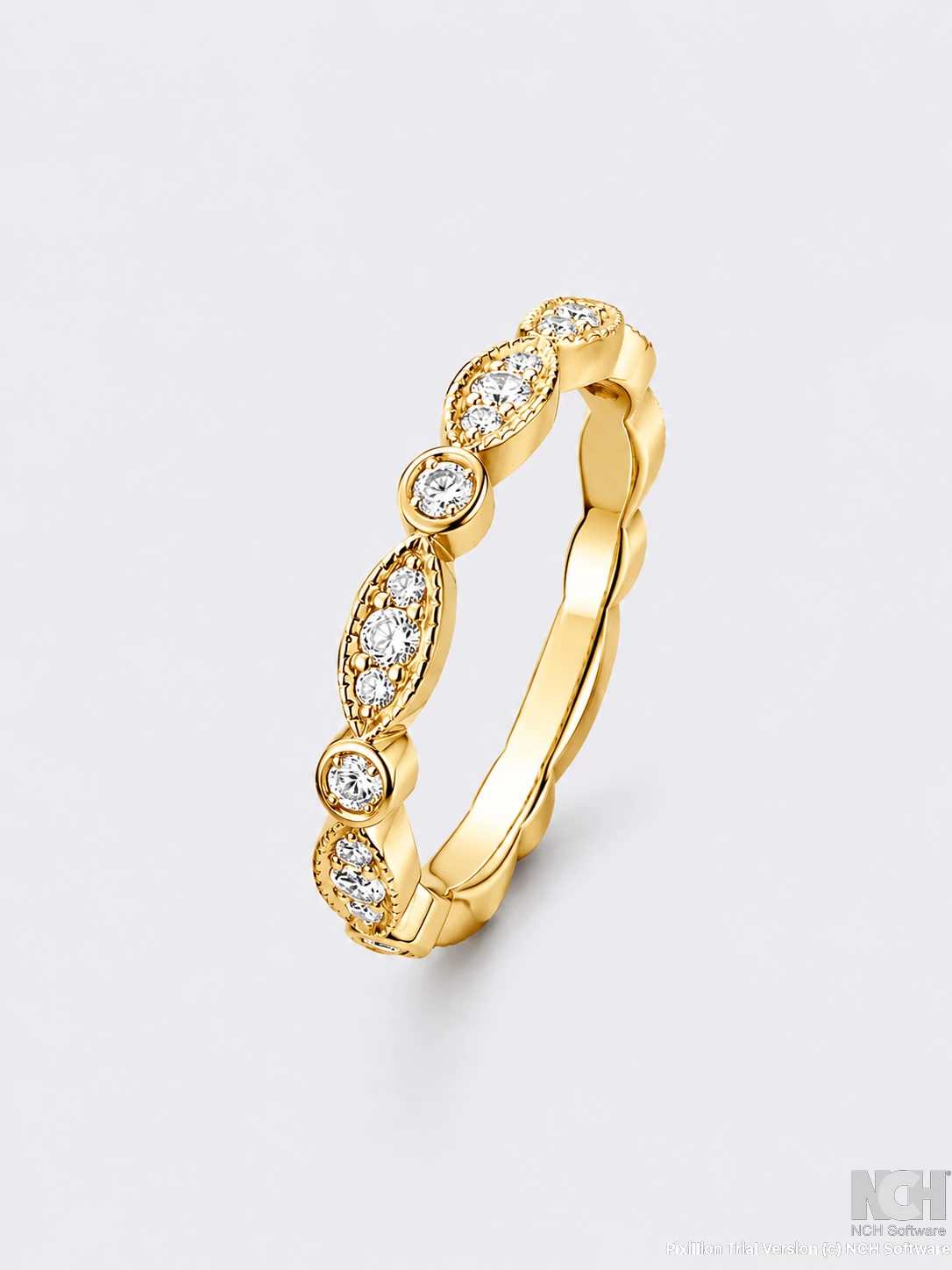 Wedding band fit to Engagment, handcraft