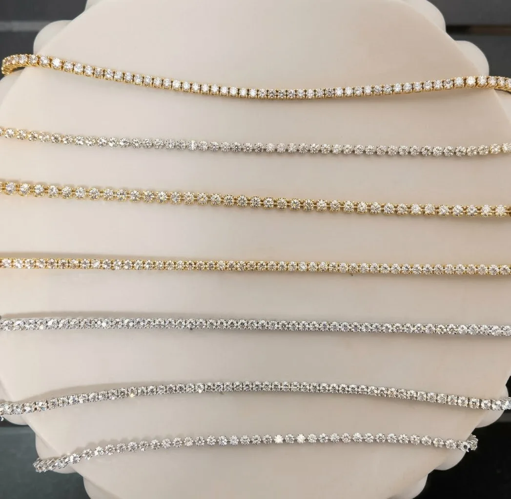 Diamond Tennis Bracelet in 18ct White or Yellow Gold — J&C Jewellers Sydney