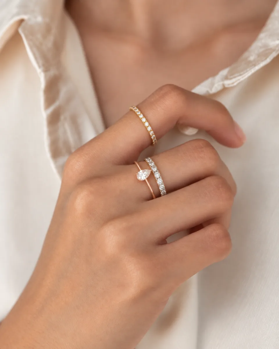 Diamond Tennis Ring photo 4