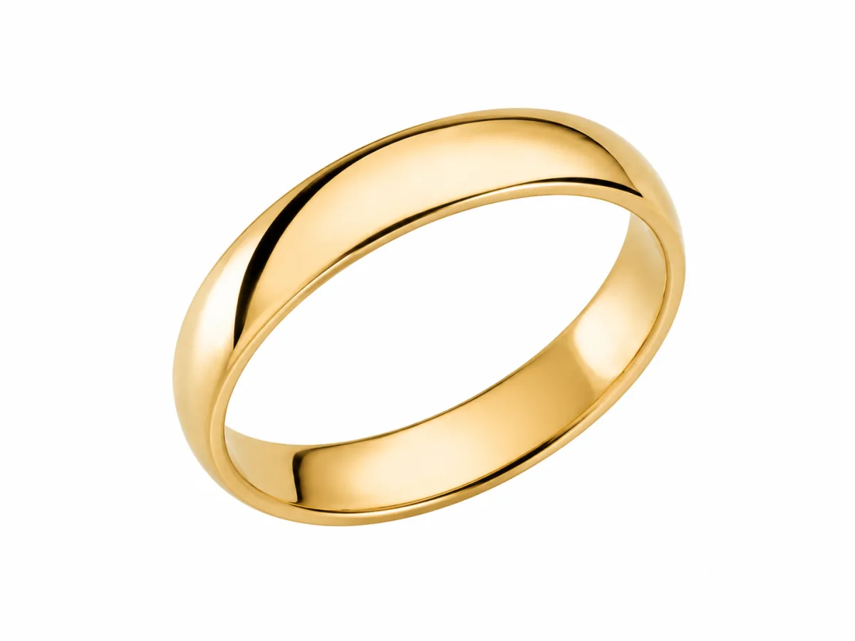 Yellow Gold Wedding Band